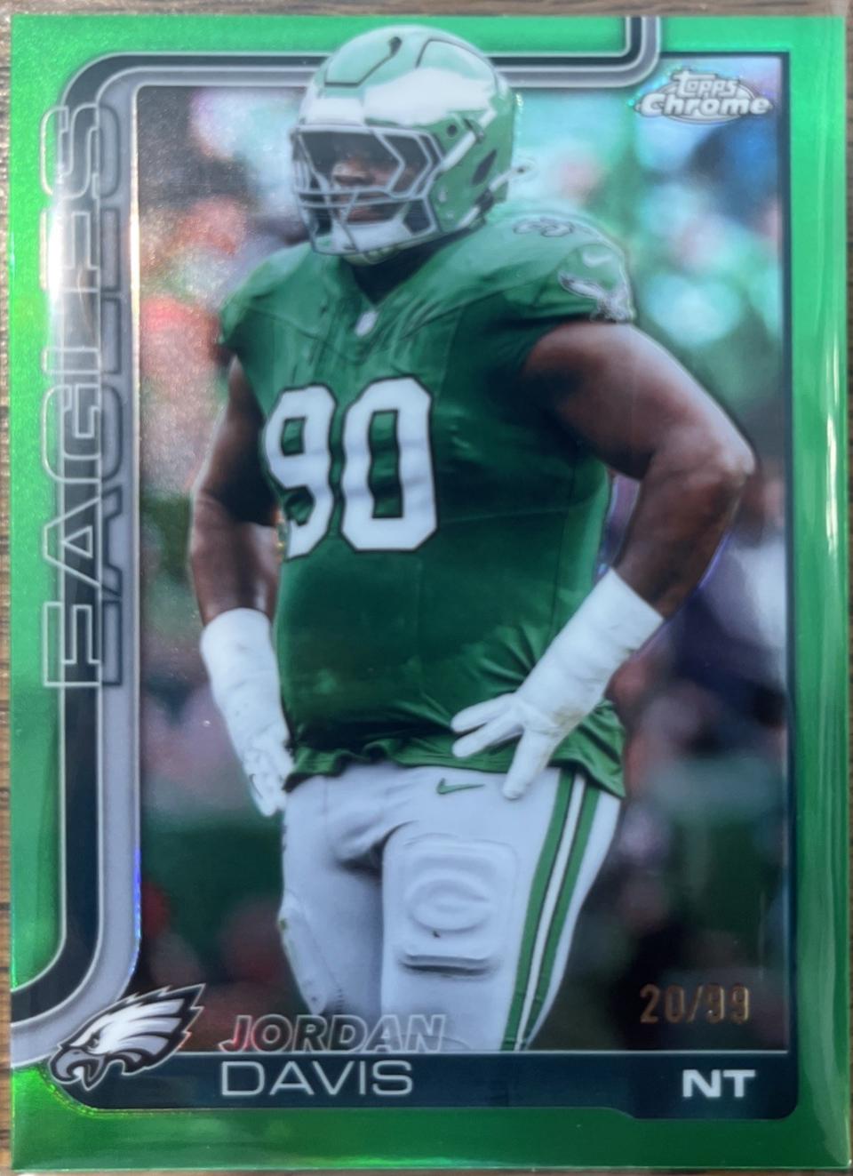 Jordan Davis [Green Refractor] #249