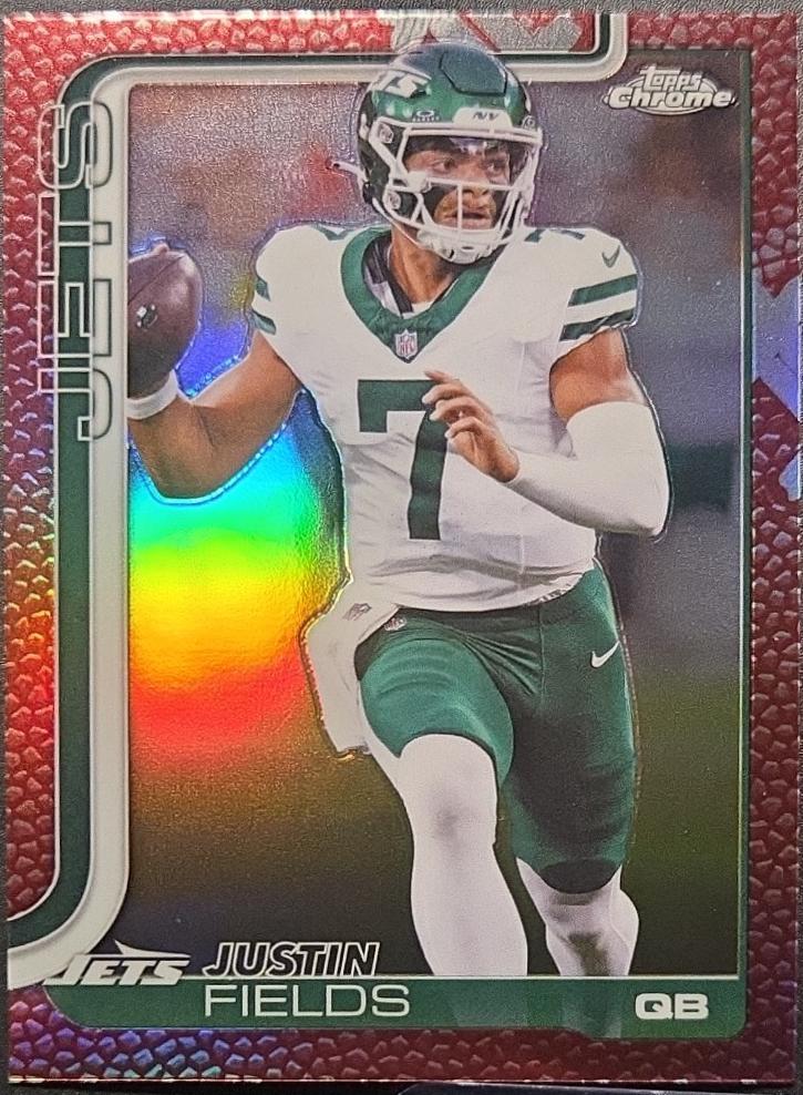 Justin Fields [Leather Refractor] #237