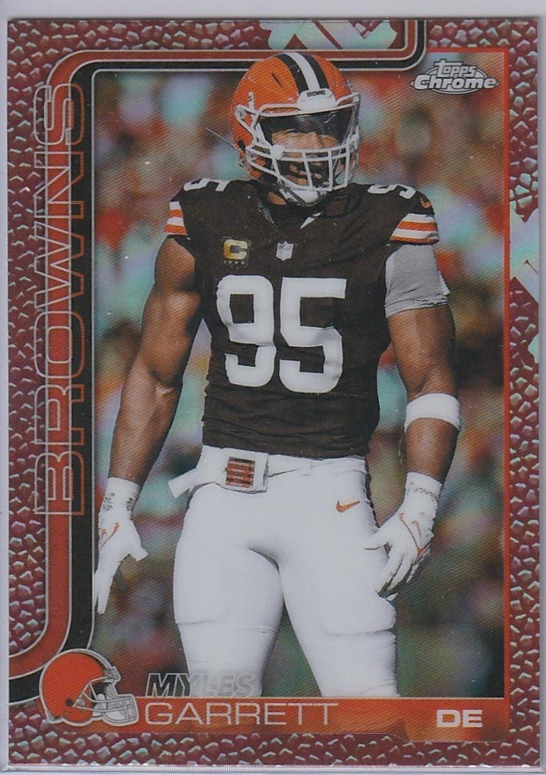 Myles Garrett [Leather Orange] #70