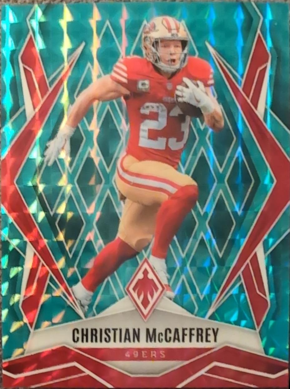 Christian McCaffrey [Teal Pyramids] #34