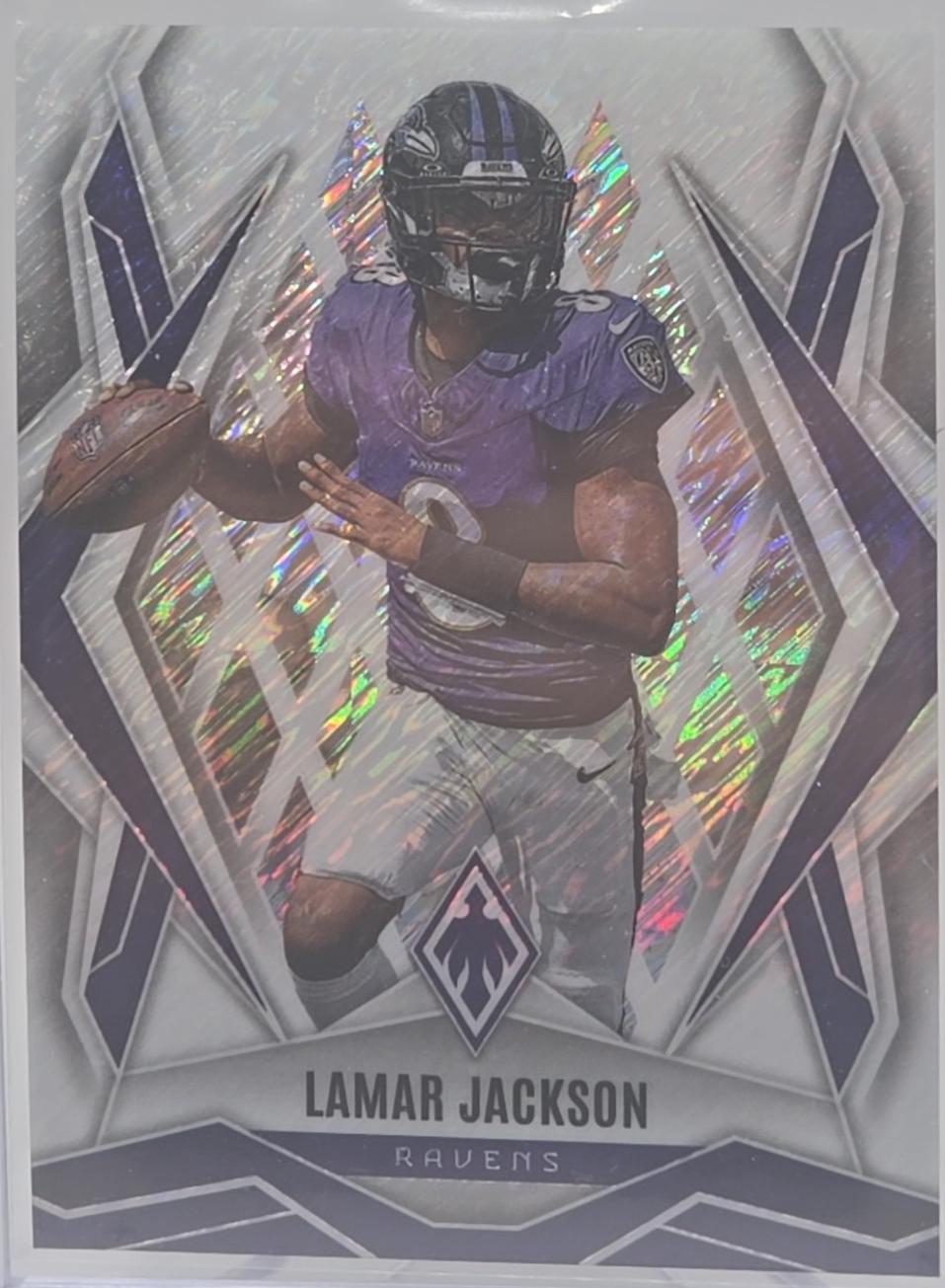 Lamar Jackson [White Shimmer] #144