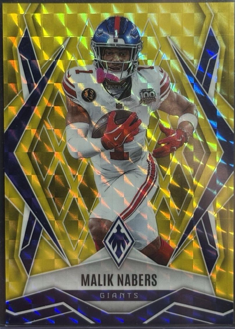 Malik Nabers [Yellow Pyramids] #143