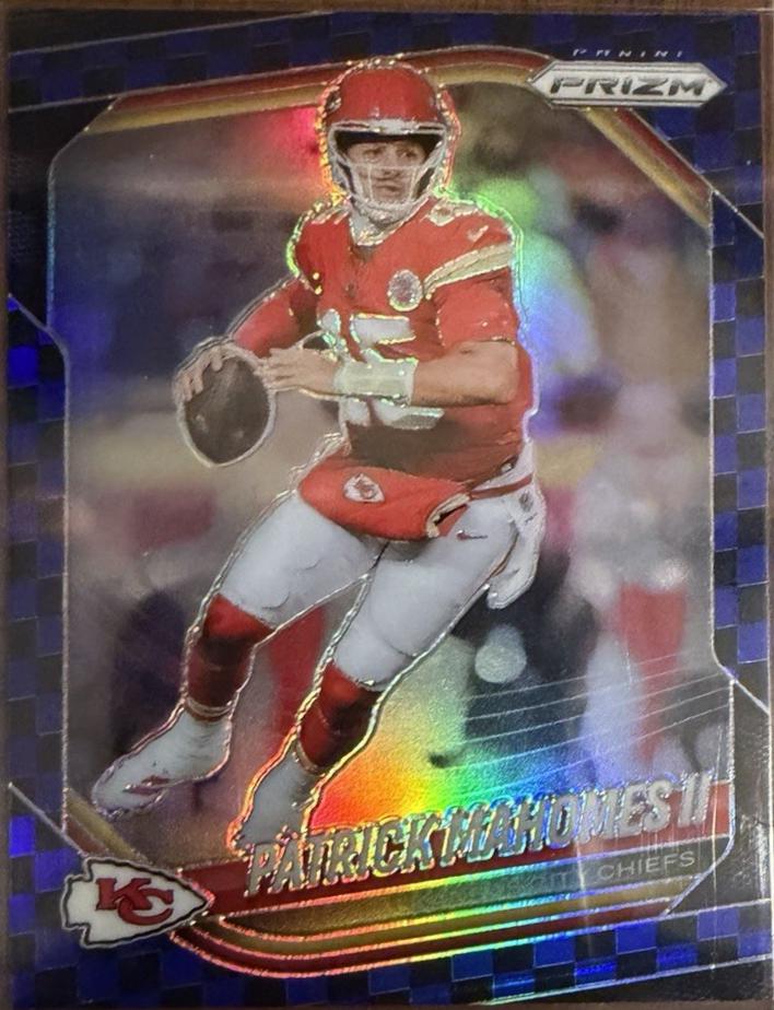 Patrick Mahomes II [Black Blue Checker] #26
