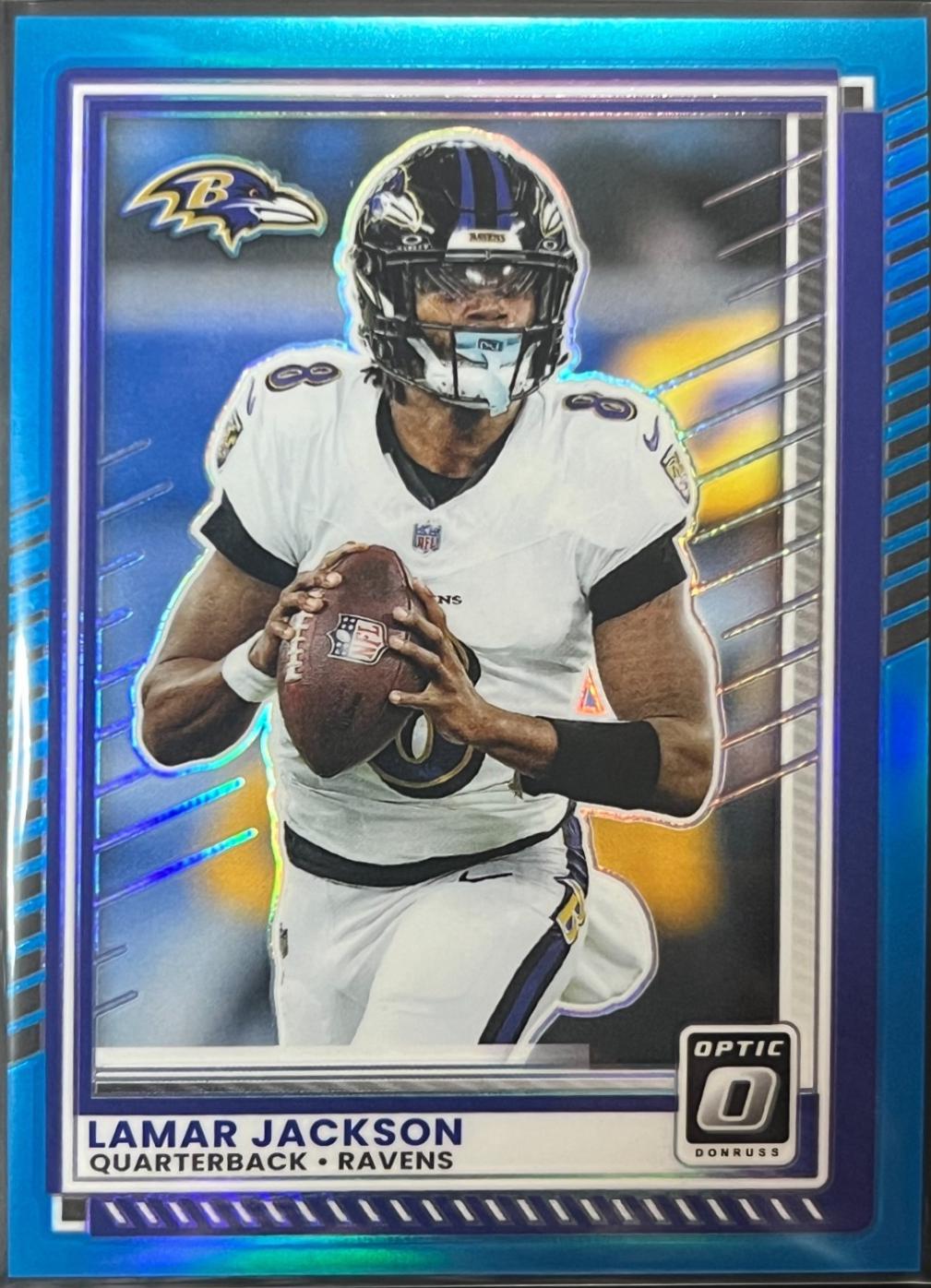 Lamar Jackson [Neon Blue] #80
