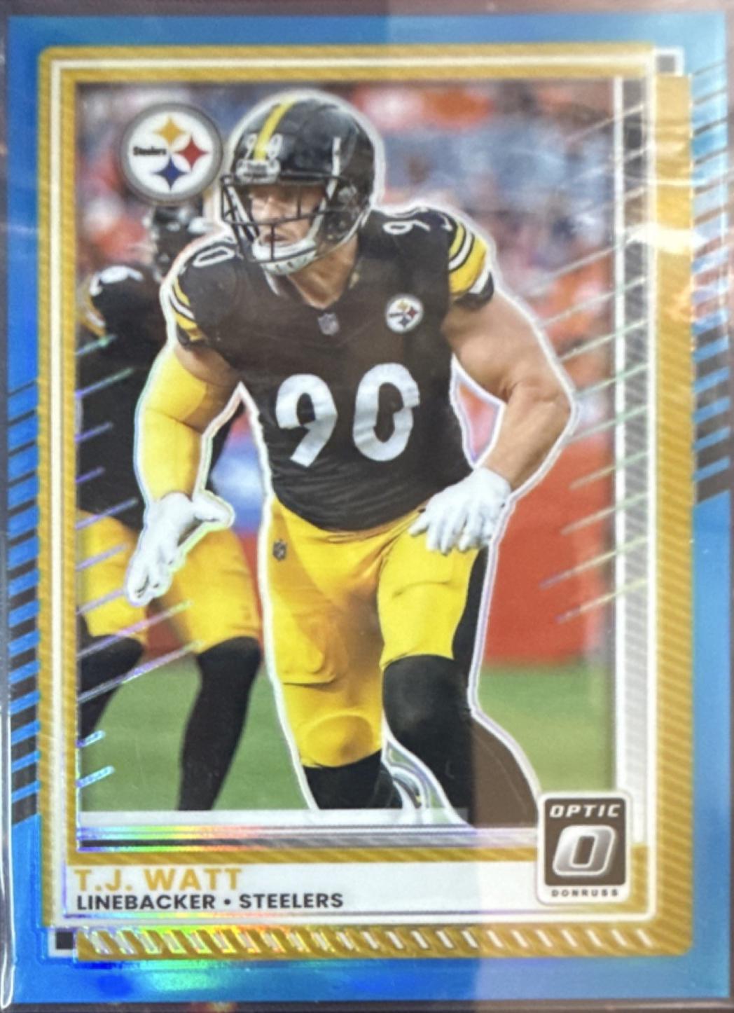 T.J. Watt [Neon Blue] #100