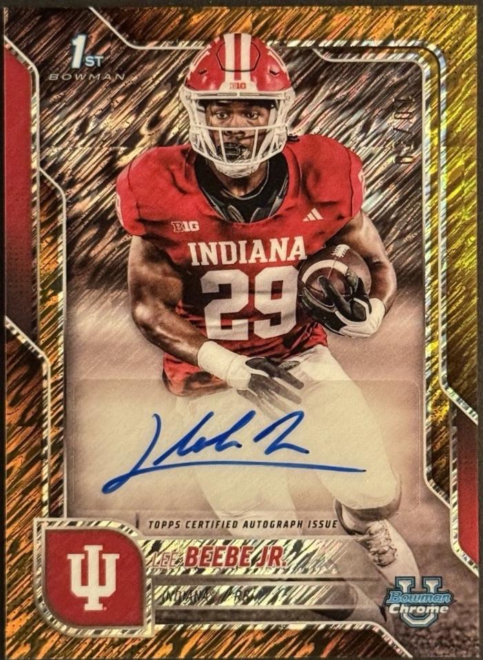 Lee Beebe Jr. [Gold Shimmer Refractor] #BCA-LBJ