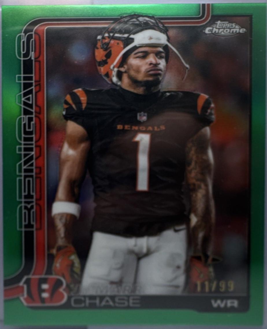 Ja'Marr Chase [Green Refractor] #58