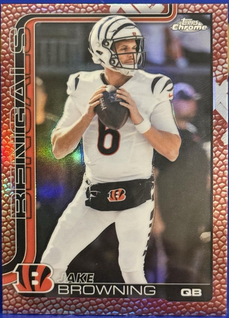 Jake Browning [Leather Refractor] #63