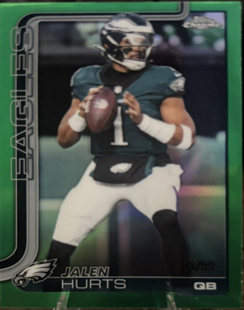 Jalen Hurts [Leather Green] #247
