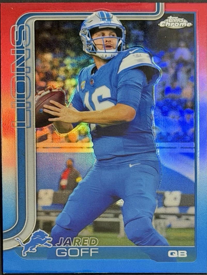Jared Goff [Red White Blue Refractor] #102