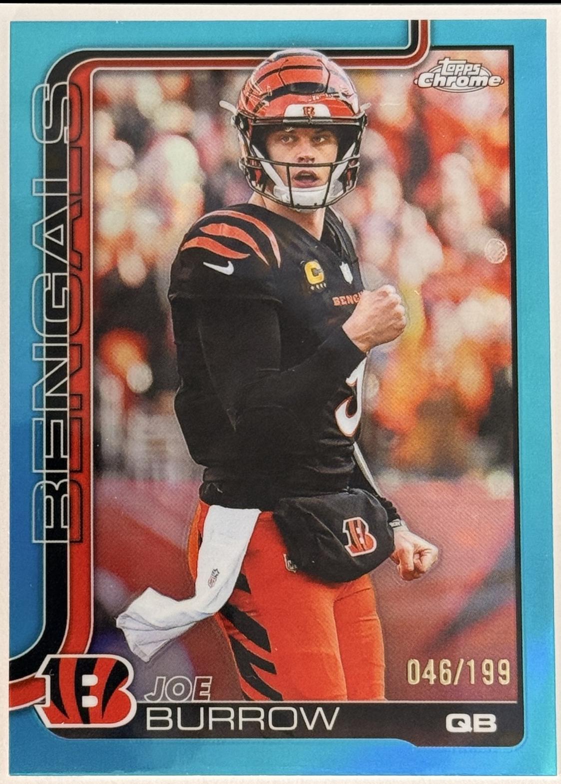Joe Burrow [Aqua Refractor] #61