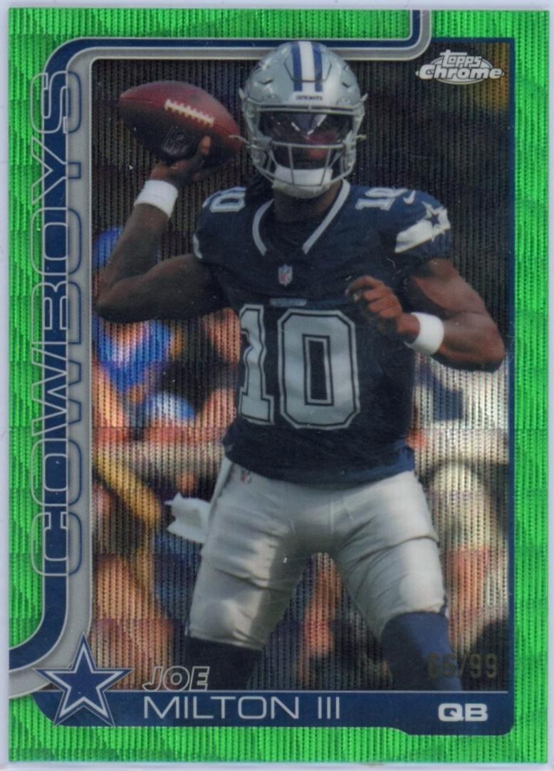 Joe Milton III [Green Wave Refractor] #85