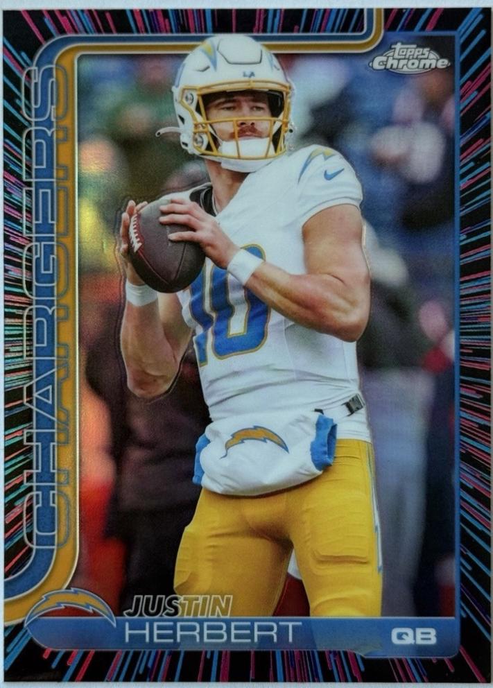 Justin Herbert [Tie Dye Geometric Refractor] #158