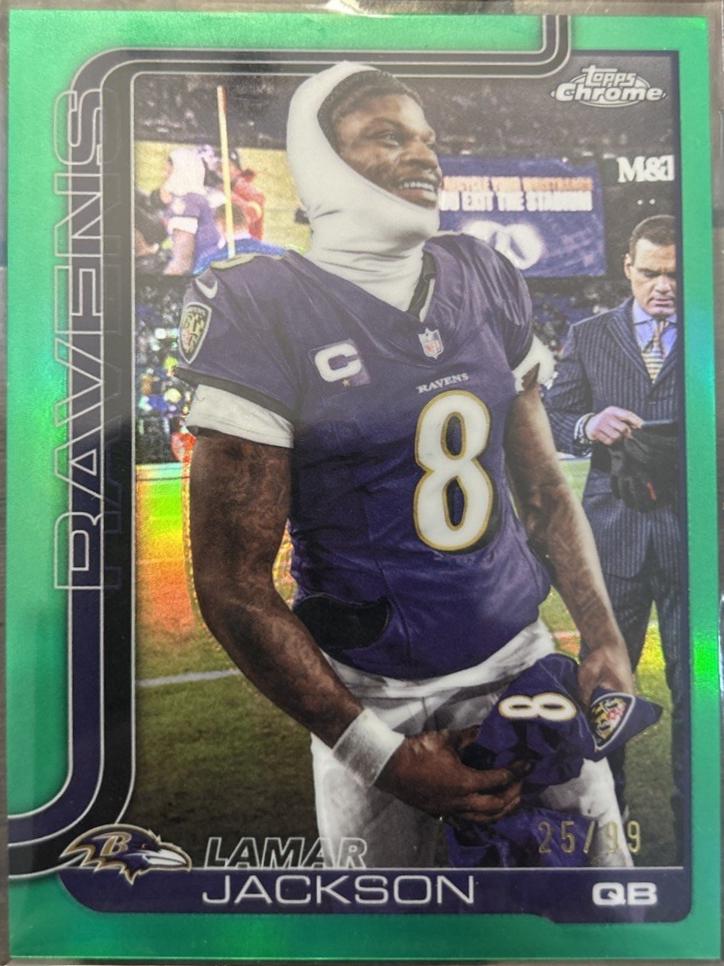 Lamar Jackson [Leather Green] #24