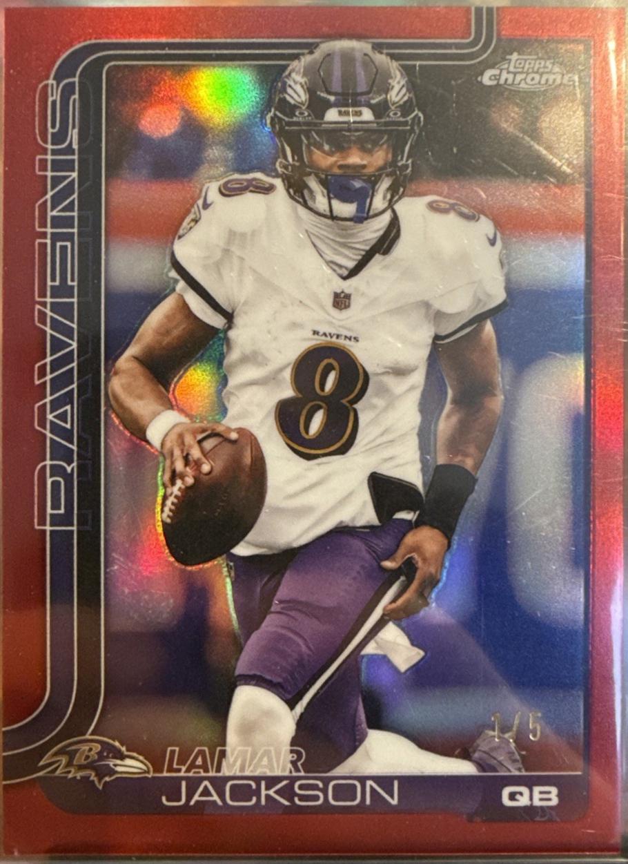 Lamar Jackson [Leather Red] #24