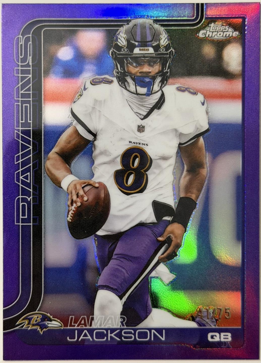 Lamar Jackson [Purple Refractor] #24