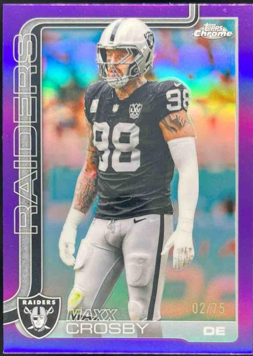 Maxx Crosby [Purple Refractor] #180