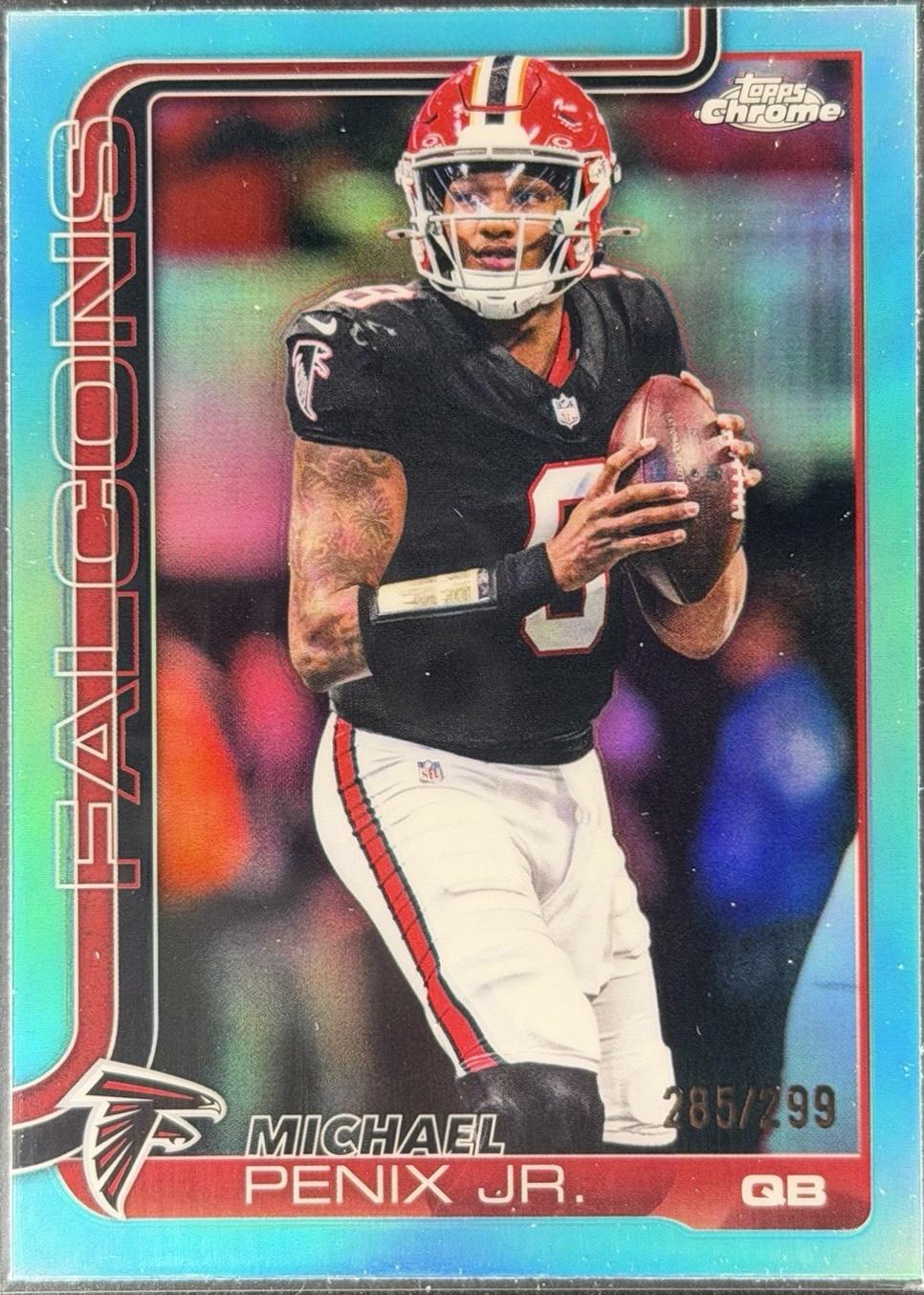 Michael Penix Jr. [Aqua Refractor] #15