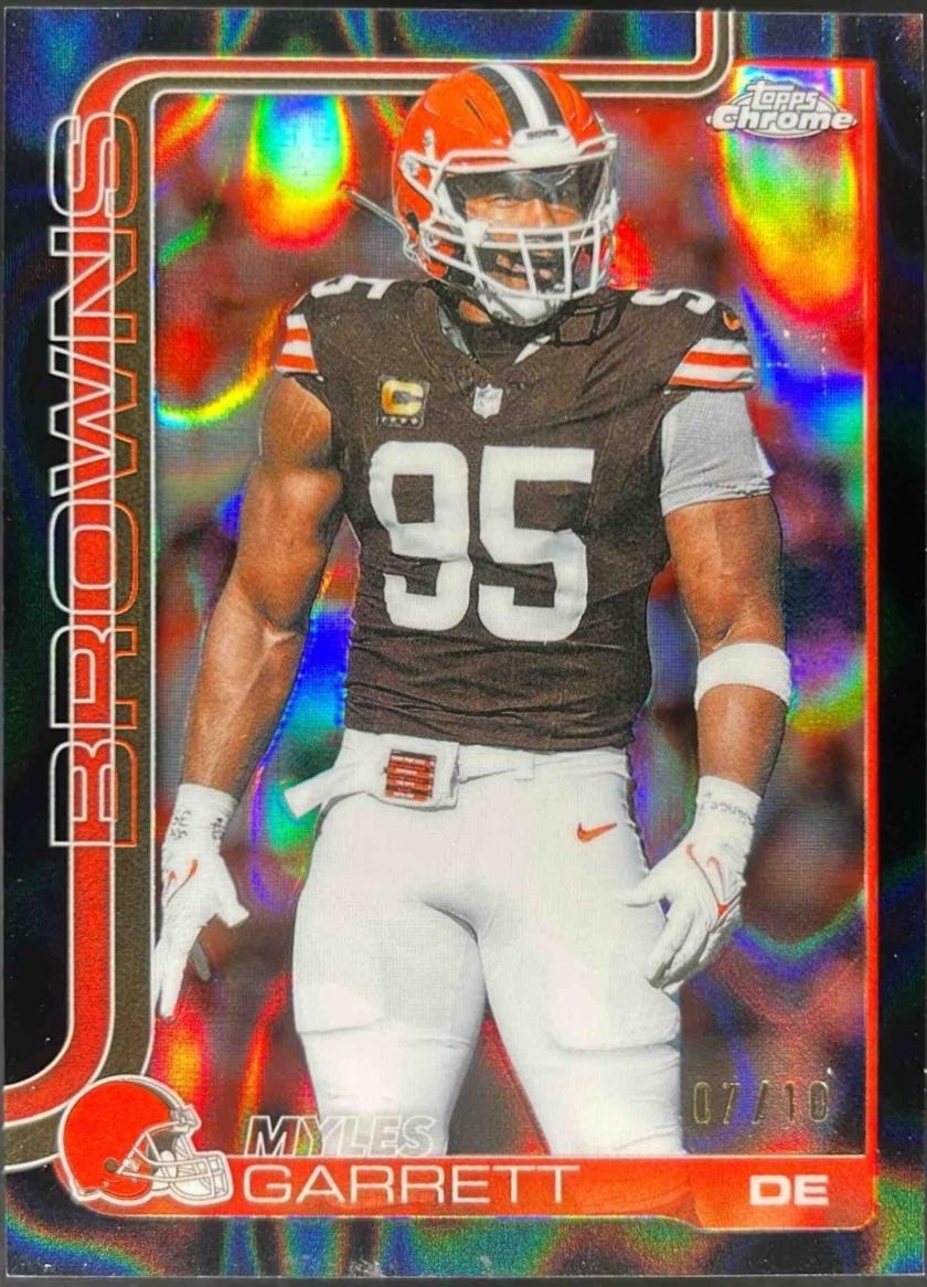 Myles Garrett [Black Refractor] #70