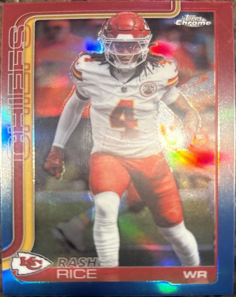 Rashee Rice [Red White Blue Refractor] #147