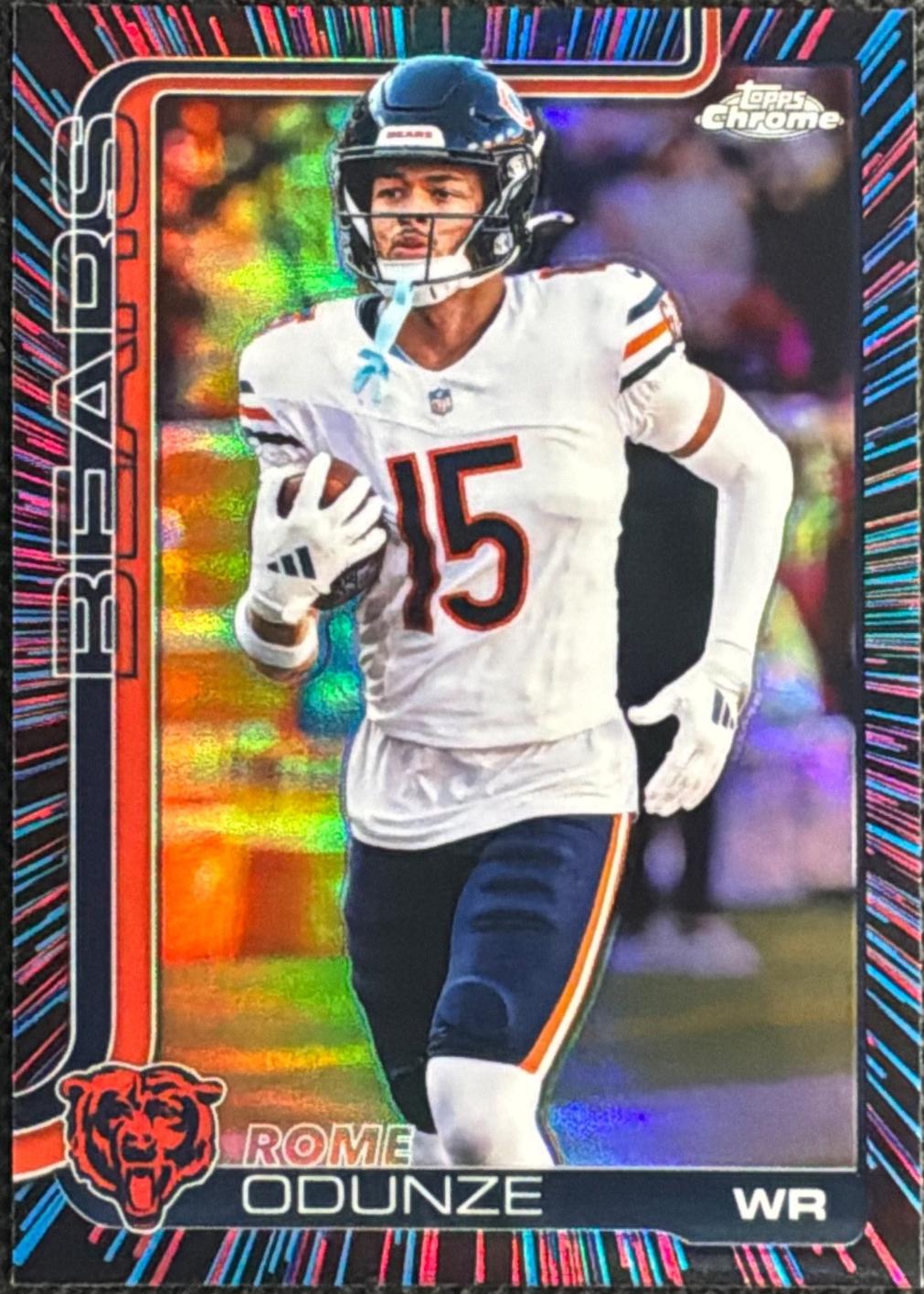 Rome Odunze [Neon Pulse Refractor] #49