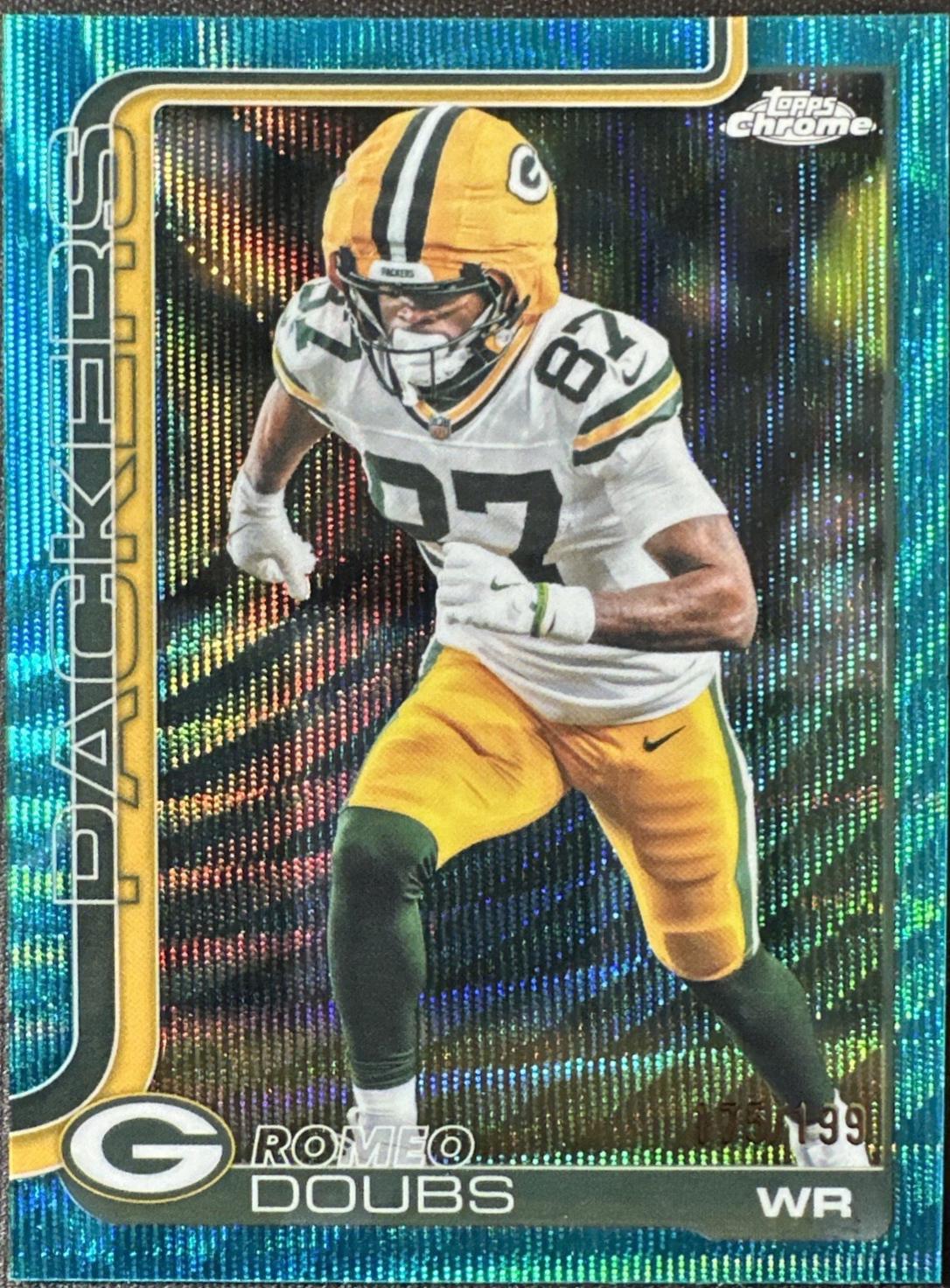 Romeo Doubs [Aqua Wave Refractor] #106