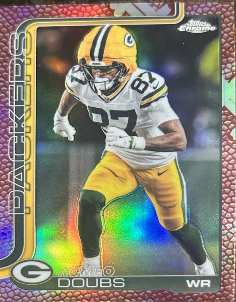 Romeo Doubs [Leather Refractor] #106