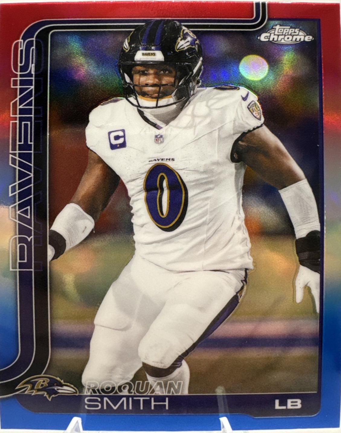 Roquan Smith [Red White Blue Refractor] #27