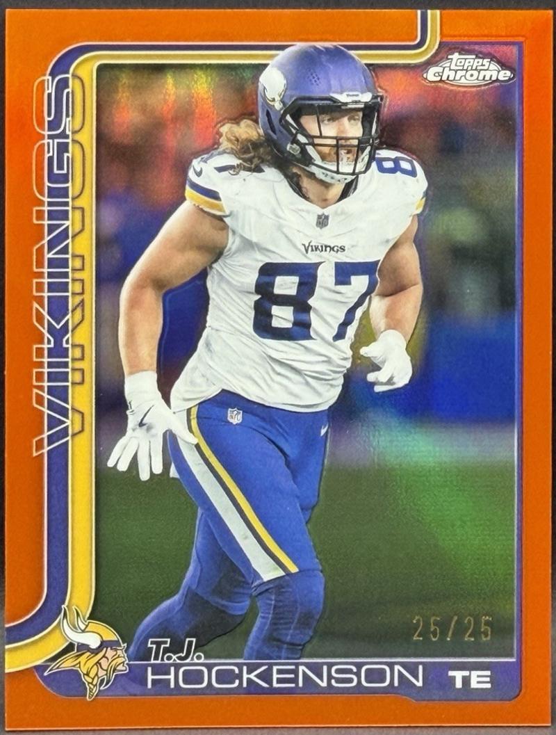 T.J. Hockenson [Orange Refractor] #200
