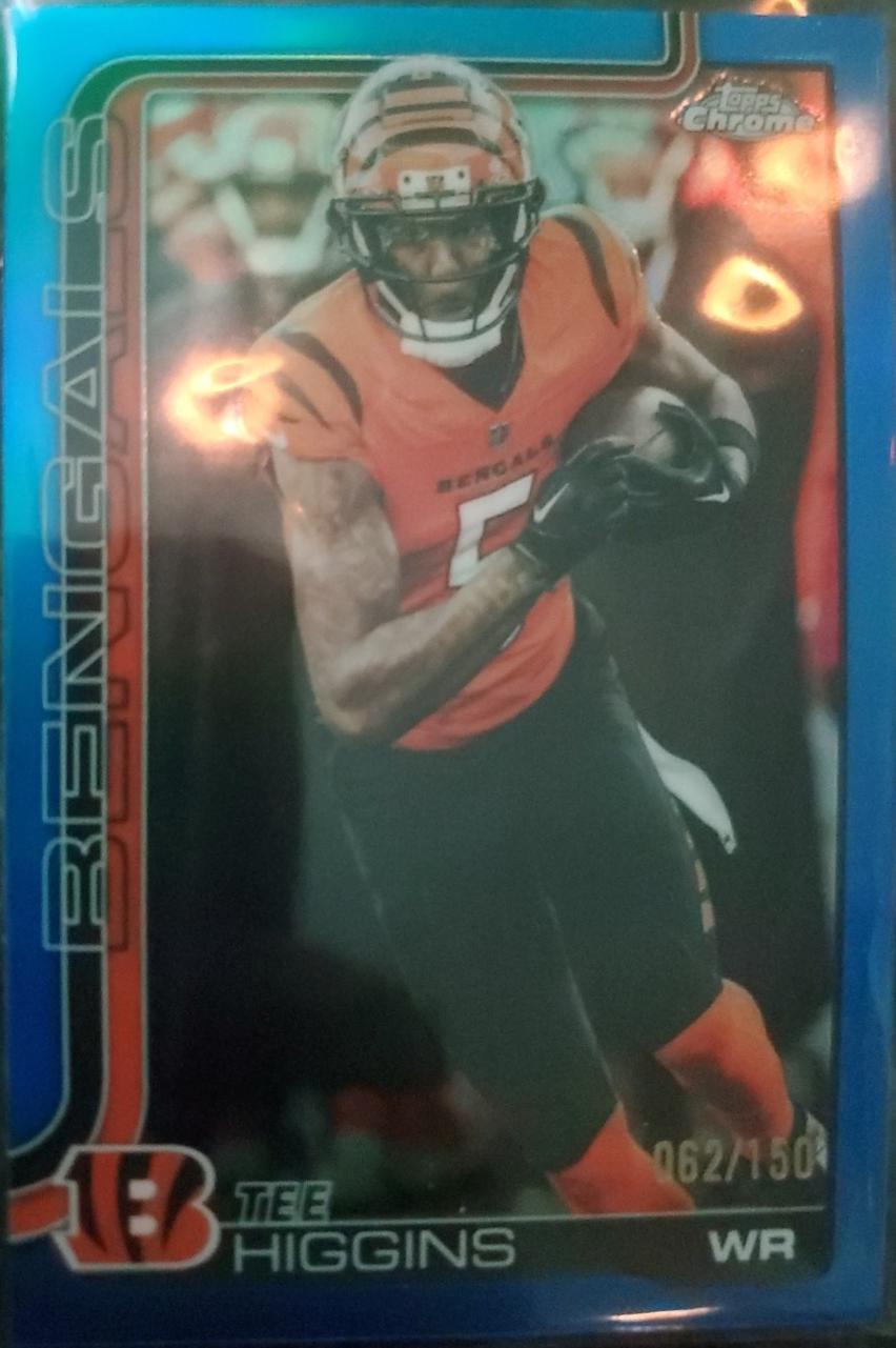 Tee Higgins [Blue Refractor] #59