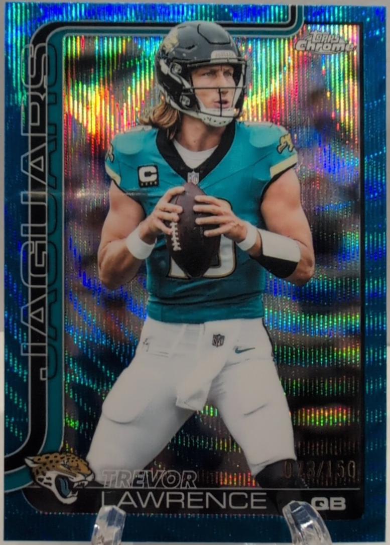 Trevor Lawrence [Blue Wave Refractor] #138