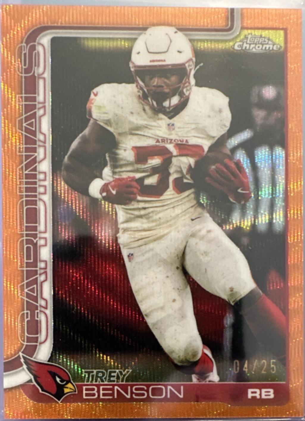 Trey Benson [Orange Refractor] #7