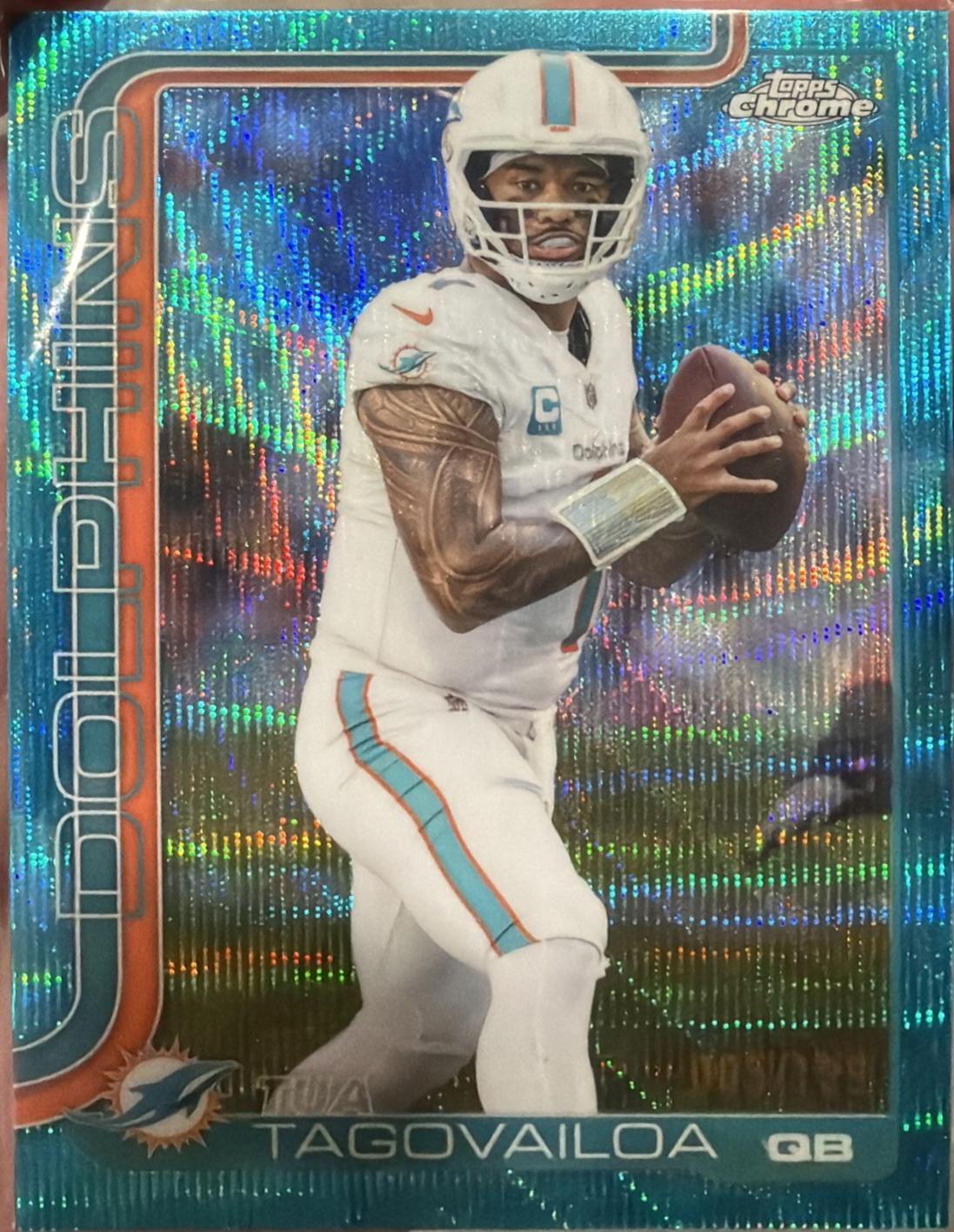 Tua Tagovailoa [Aqua Refractor] #187