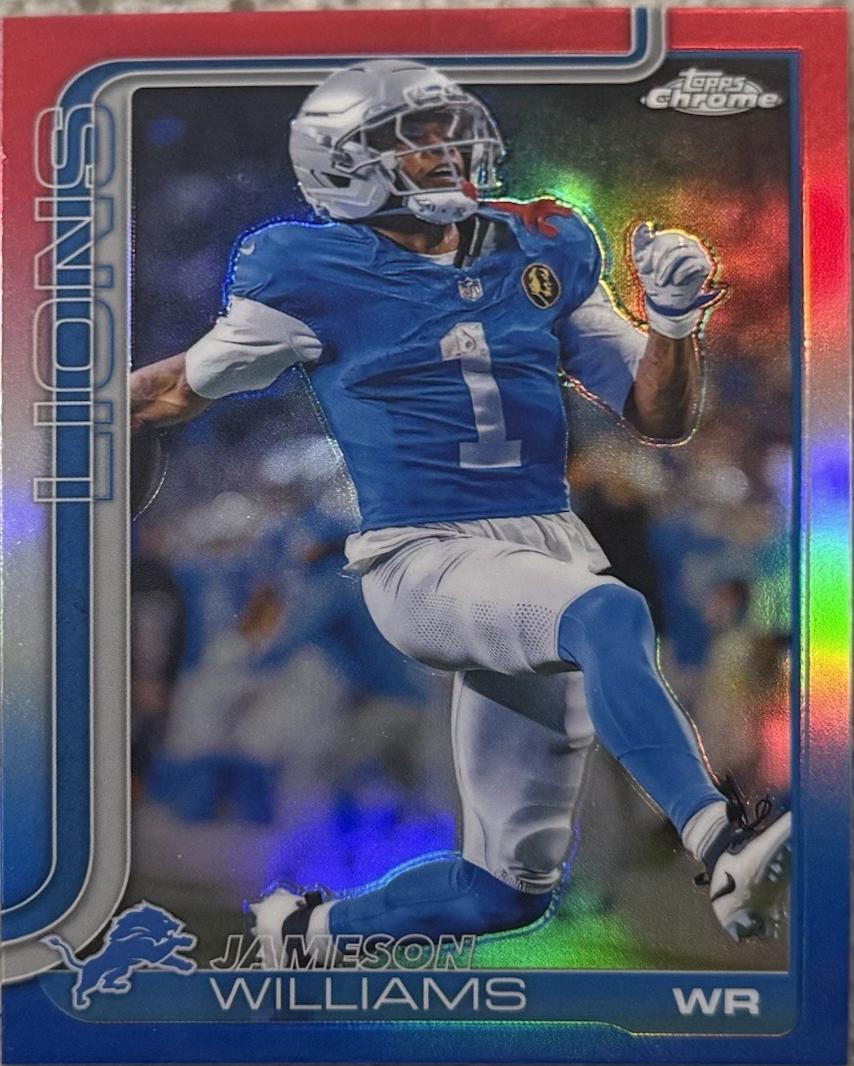 Jameson Williams [Red White Blue Refractor] #97