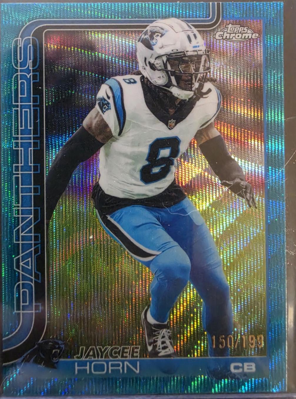 Jaycee Horn [Blue Refractor] #41