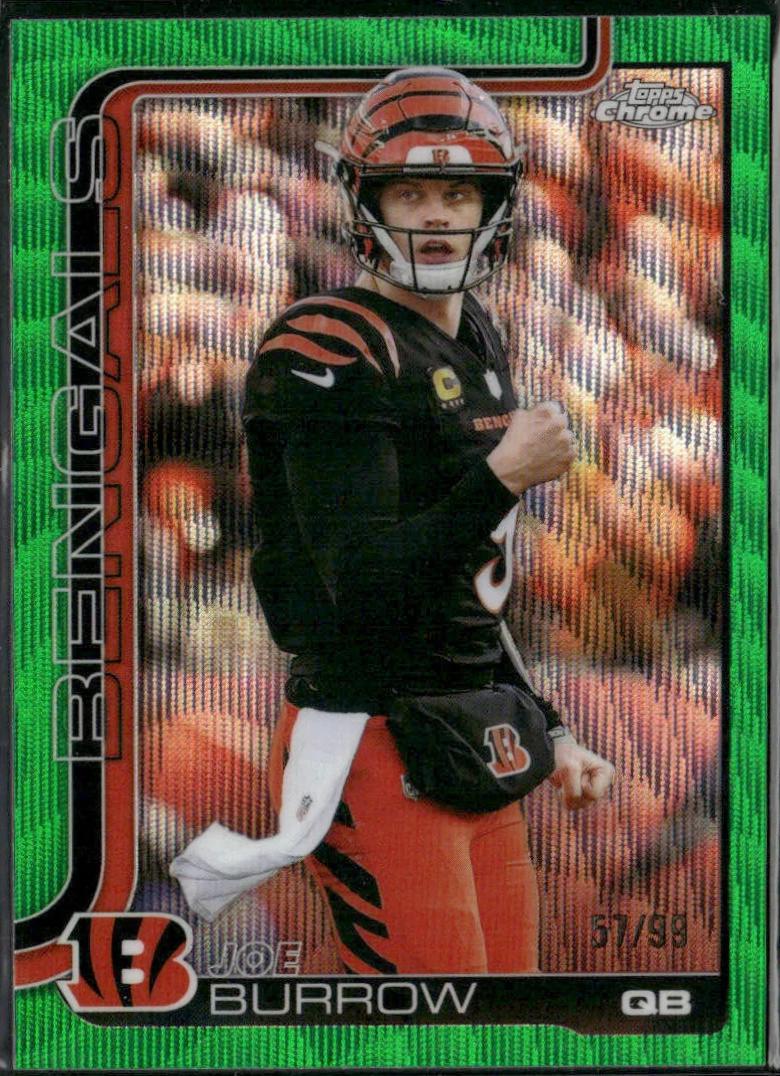 Joe Burrow [Green Wave Refractor] #61