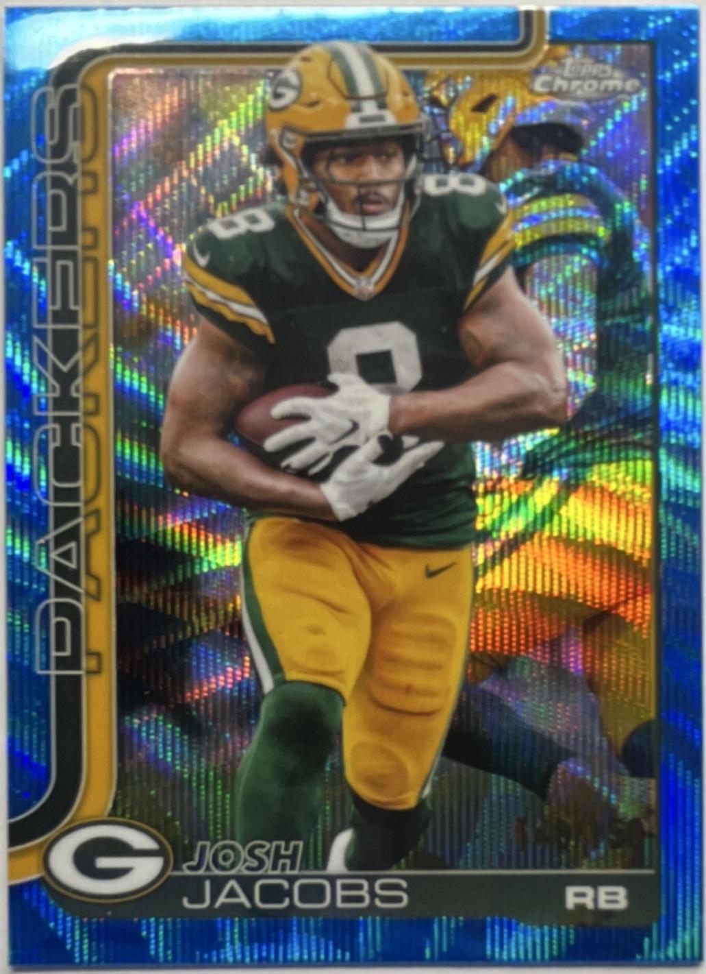 Josh Jacobs [Blue Wave Refractor] #110