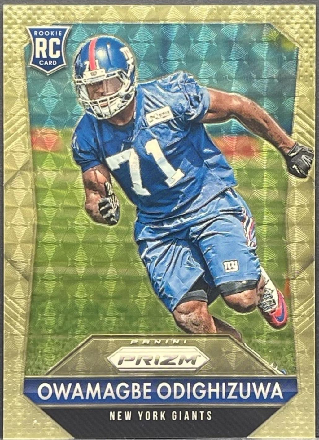 Owamagbe Odighizuwa [Gold Vinyl Prizm] #274