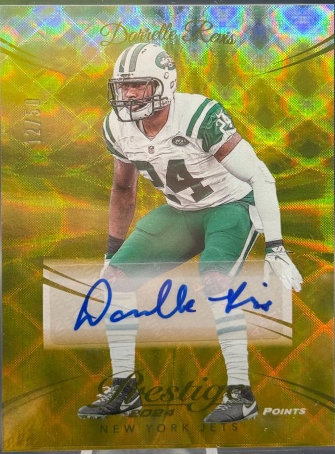 Darrelle Revis [Xtra Points Signatures Premium Gold] #235