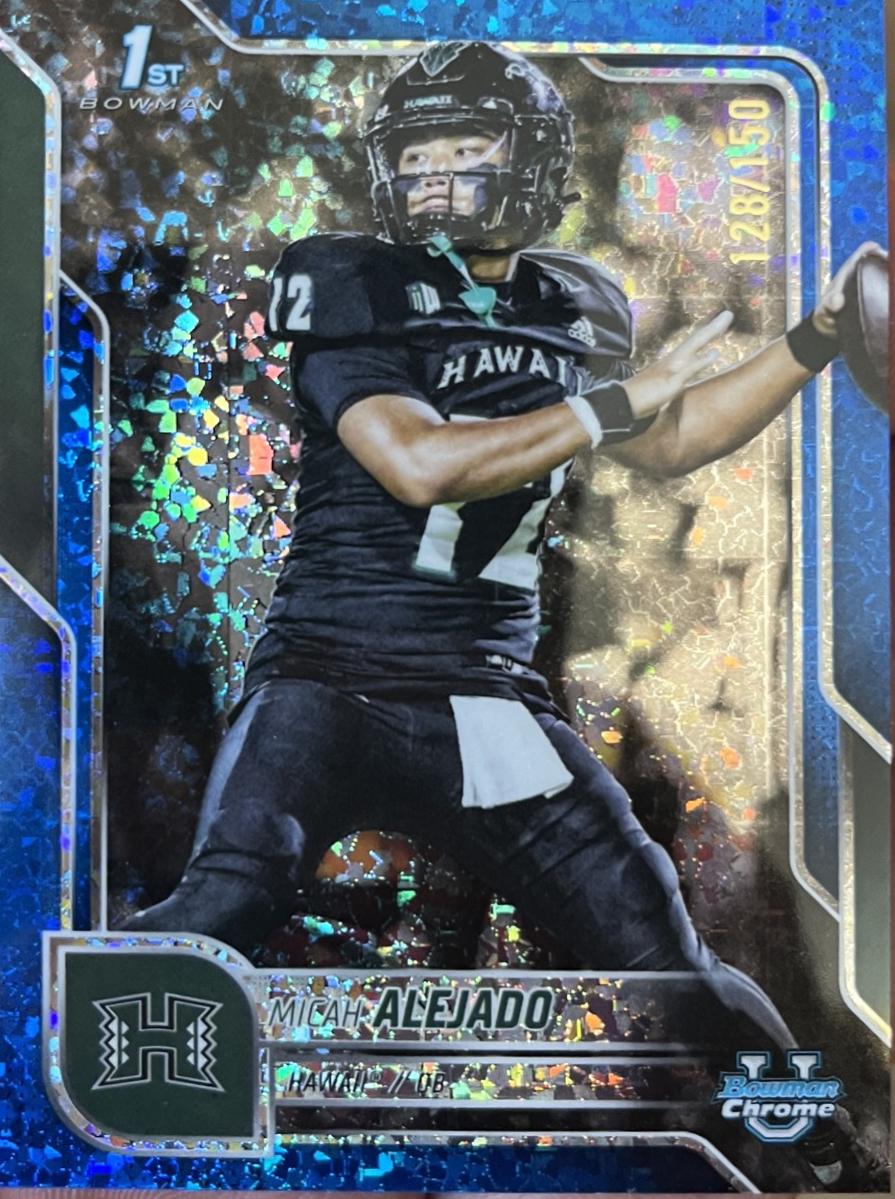 Micah Alejado [Blue Mini-Diamond Refractor] #76