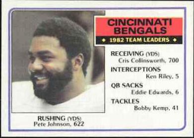 Pete Johnson [Bengals Team Leaders] #230