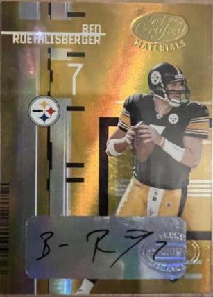 Ben Roethlisberger [Mirror Gold Autograph] #97