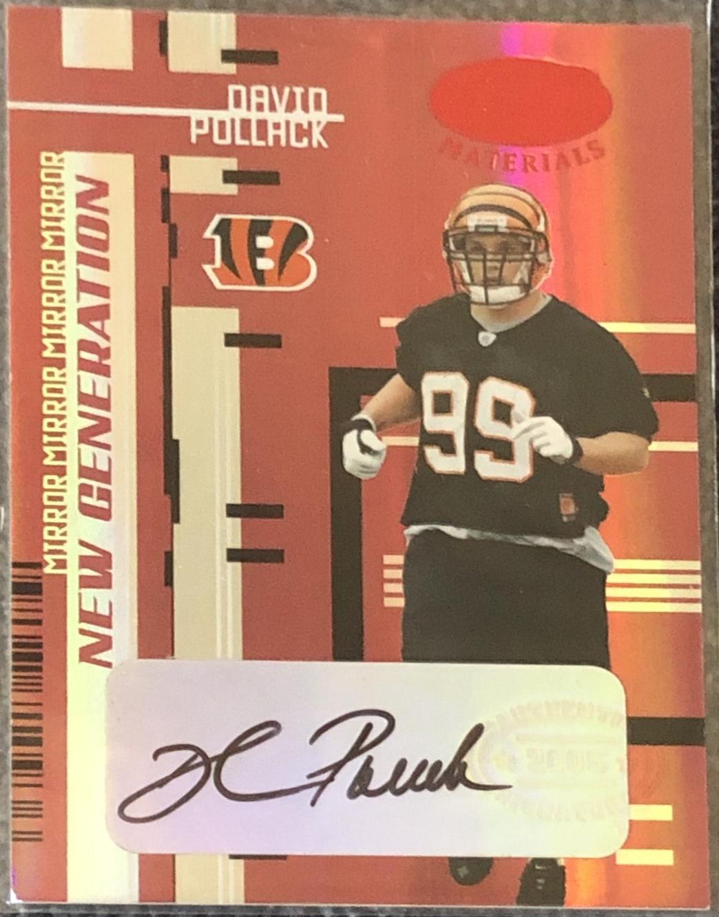 David Pollack [Mirror Red Autograph] #158