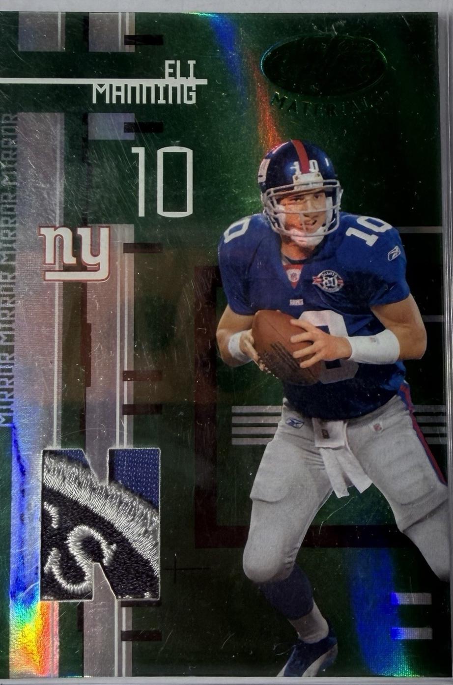 Eli Manning [Mirror Emerald Materials] #76