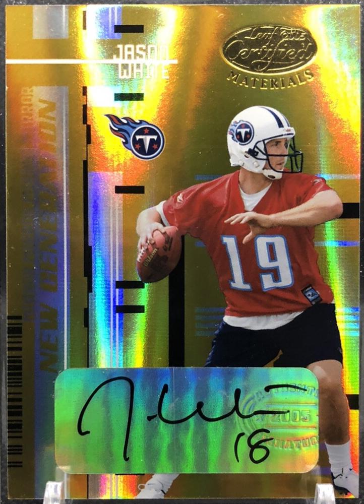 Jason White [Mirror Gold Autograph] #197