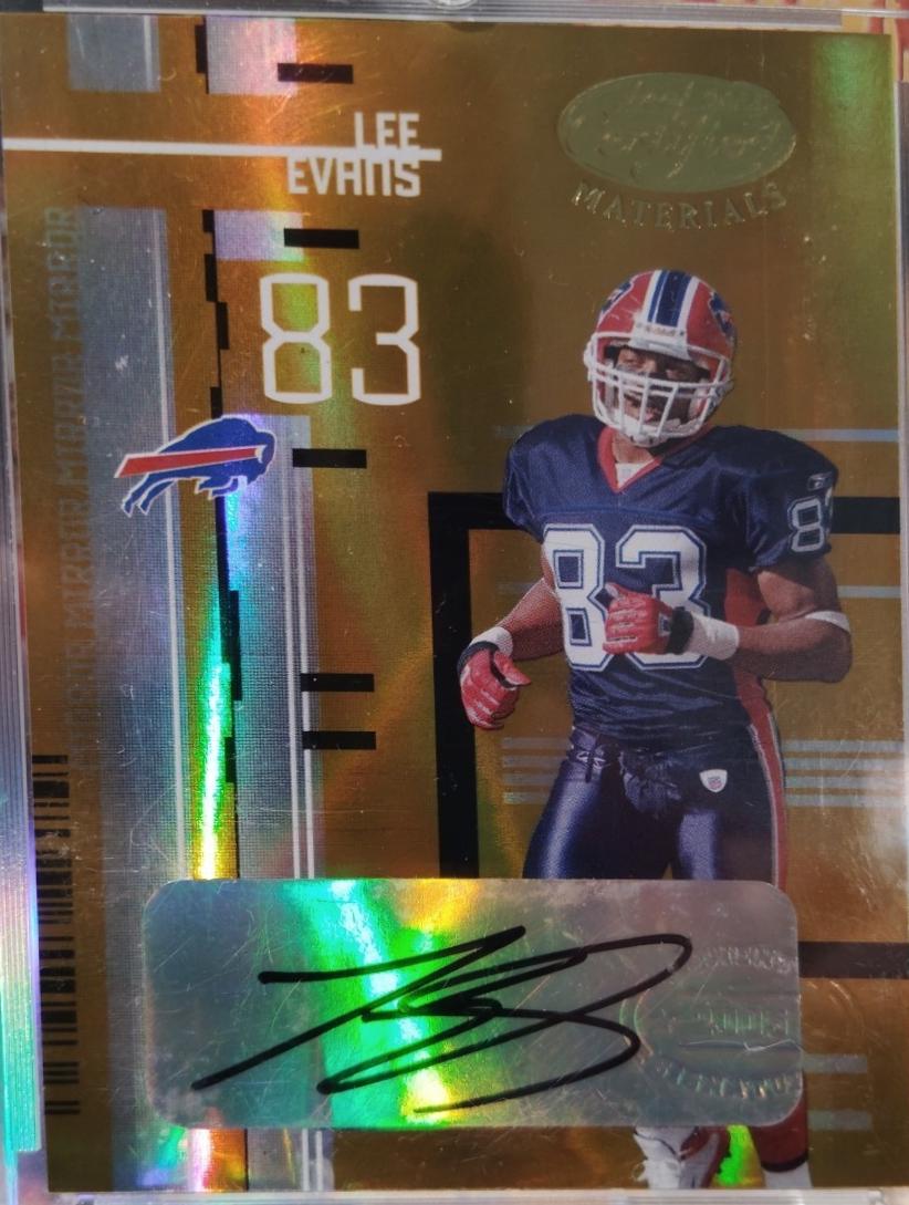 Lee Evans [Mirror Gold Autograph] #16