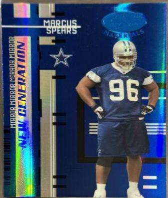 Marcus Spears [Mirror Blue] #160