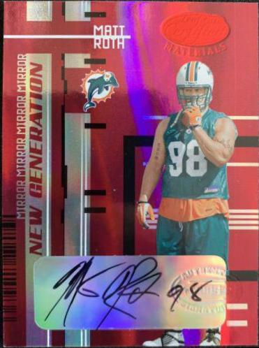 Matt Roth [Mirror Red Autograph] #165