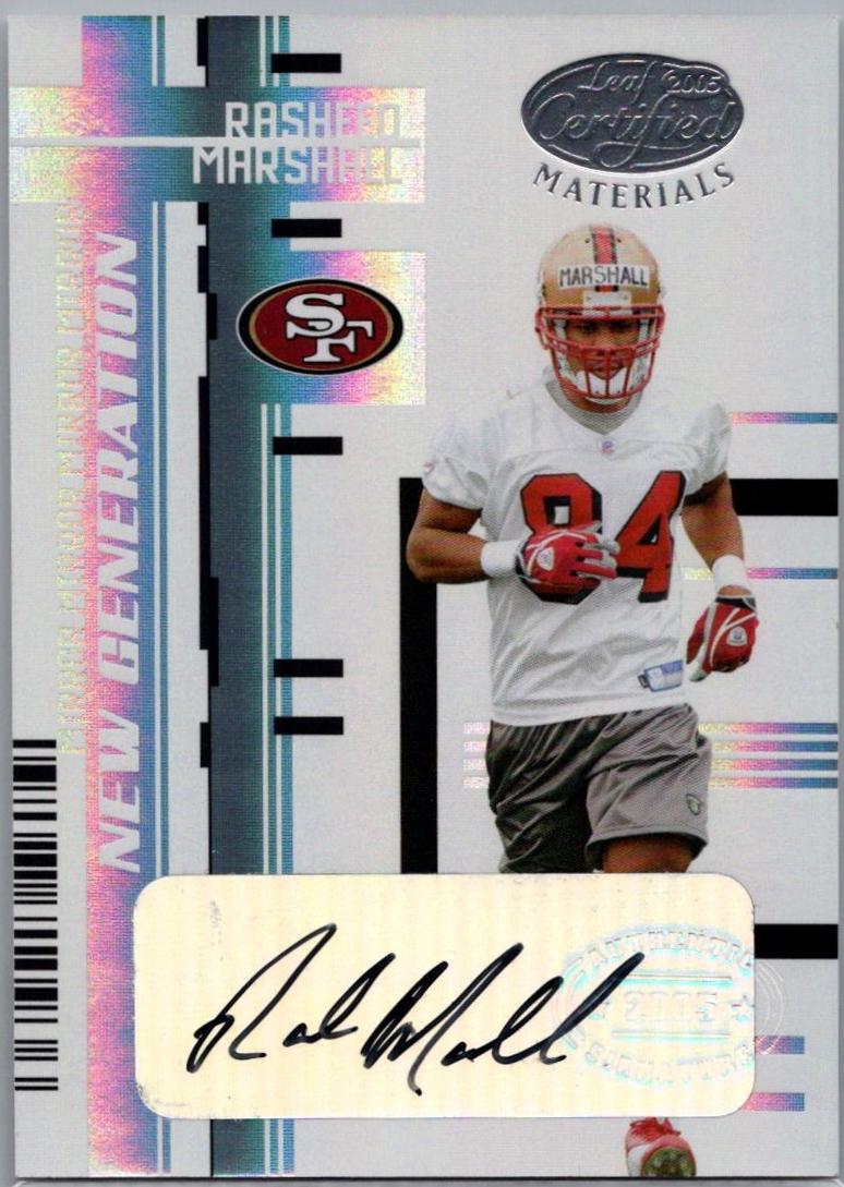Rasheed Marshall [Mirror White Autograph] #184
