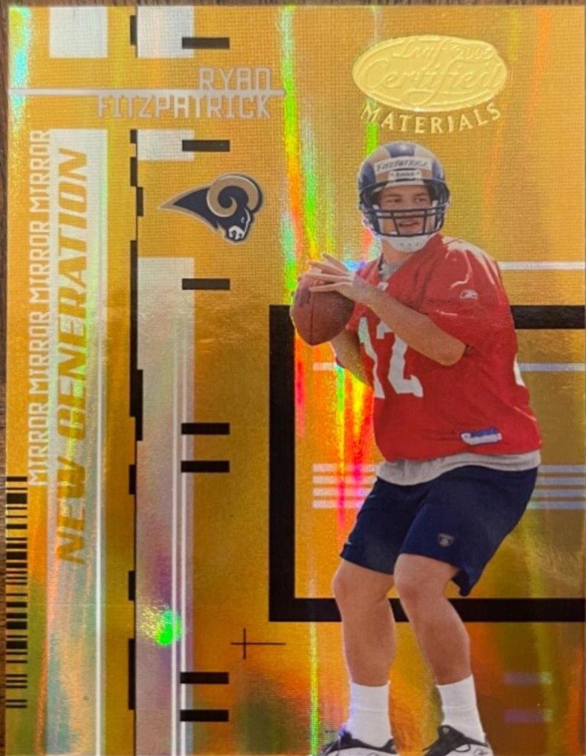 Ryan Fitzpatrick [Mirror Gold] #195